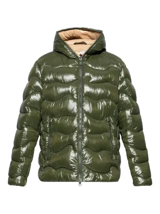 Save The Duck hooded padded jacket - men - Nylon/Polyester/Nylon/Polyester - L - Green