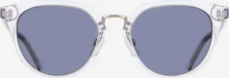 Cole Haan Mens Modern Elevated Round Sunglasses - White