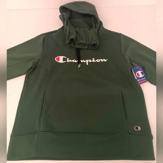 Champion Mens Super Fleece Hoodie In Green