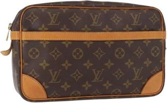 Louis Vuitton Pre-owned Clutch - Dames - Vintage Clutch - Bruin - ONE Size - Vintage