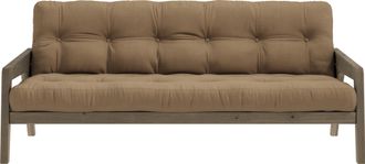 Karup Design Schlafsofa Mit Holzstruktur, inkl. Futonmatratze, Liegefläche 130x190 cm