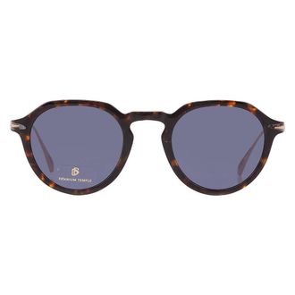 David Beckham Blue Oval Mens Sunglasses DB 1098/S 02IK/KU 49