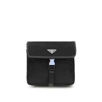 Prada Re-Nylon And Saffiano Shoulder Bag