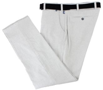 Br&uuml;hl Mens London GB Royal Twisted Luxury Chinos - Sand Cream - W34 L32