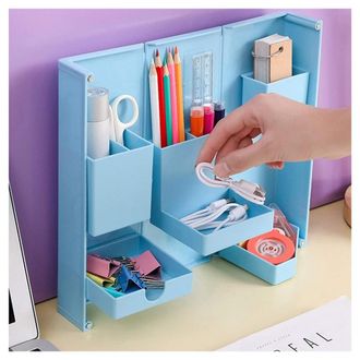 Trade Shop Trade Shop - Organizer In Plastica Per Trucchi Da Scrivania 24.5 X 28 Cm Pochetta Per Trucchi