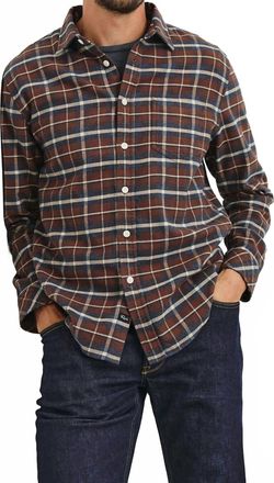 Rails Forrest Shirt In Hickory Blue