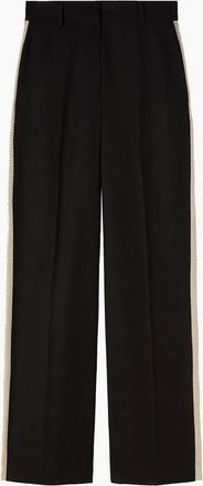 Palm Angels Womens Womens Knit Tape Trousers Black - Size: 12