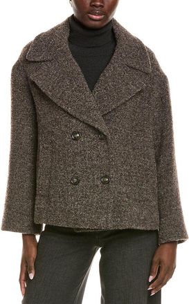 Cinzia Rocca Icons Wool-Blend Short Coat