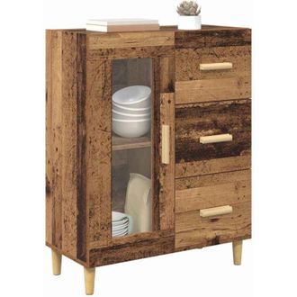 vidaXL Sideboard Old Wood 69.5 x 34 x 90 cm Engineered Wood vidaXL