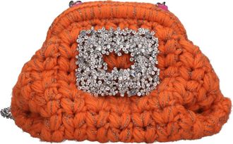 Gedebe Mama Mini Stoffen Tas - Dames - Schoudertassen - Oranje - ONE Size - Tassen