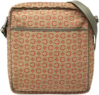 Celine Pre-owned Vintage Crossbody Bag - Dames - Vintage Schoudertas - Beige - ONE Size - Leer - Vintage