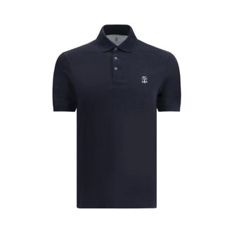 Brunello Cucinelli Hombre, Camisetas, Azul, Talla: S