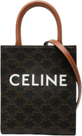 Celine Bolso Satchel Pre-owned Vintage - Pre-owned - Mujer - Marr&oacute;n - ONE SIZE