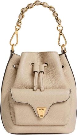 Coccinelle Bucket Bags, female, Beige, Size: ONE SIZE Beat Generation Small Bucket Bag