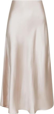 Neo Noir Bovary Midi Rok - Dames - Midirokken - Beige - XL - Polyester - Rokken