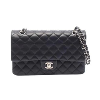 Chanel Pre-owned Vintage Schoudertas - Dames - Pre-owned - Zwart - Maat: ONE Size Leer