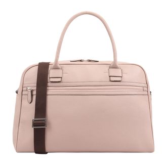 Paul Costelloe Womens Benny Leather Weekend Bag - Pink