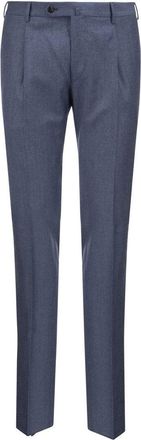 Pantaloni Torino Super Slim Pied De Poule Wool Trousers