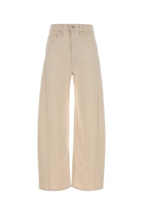 Mother Ivory Stretch Denim The Half Pipe Jeans