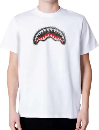 Sprayground Limited Edition T-shirt - Heren - T-shirts - Wit - XL - Katoen - Tops