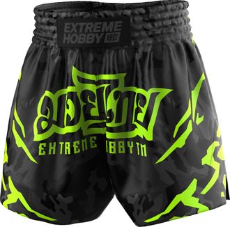 OEM Pantalones Cortos De Muay Thai Black Panther Para Hombre, Talla 2xl, Color Amarillo