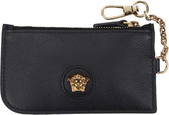 Versace Black Leather Womens Wallet