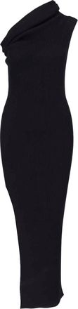 Rick Owens Abito Maxi Asimmetrico