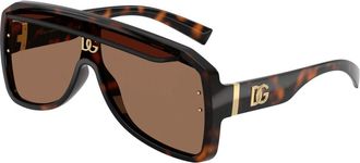 Dolce & Gabbana Pilot Zonnebrillen - unisex - Zonnebrillen - Bruin - 37 MM - Accessoires