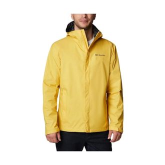 Columbia Jassen, Heren, Geel, S, Waterdichte Buitenkleding