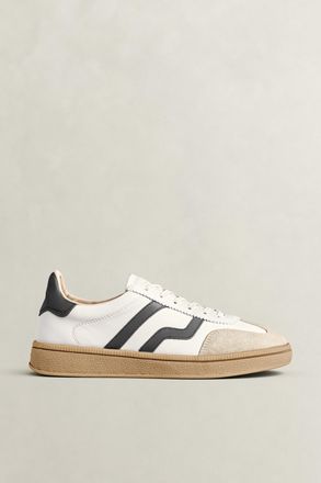 GANT Women Cuzima Leather Sneakers (37) WHITE