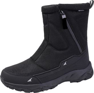 Generic Winter Boots For Men Uk, Winter Outdoor Fleece Warm Boots Anti-Slip Waterproof Comfortable Boot Short Calf Ankle Boot With Zip Lightweight Warm Lined 