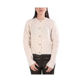 Pinko Pinko, Dames, Truien, Wit, Maat: L