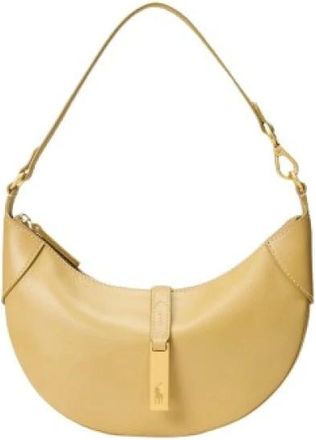 Polo Ralph Lauren Dames, Tassen, Geel, Maat: ONE Size Leer