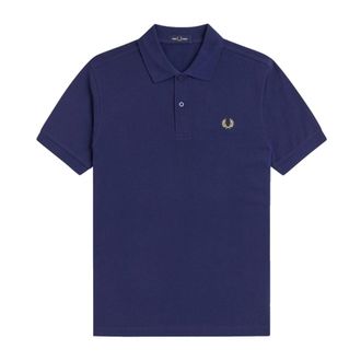 Fred Perry Polo Shirts, male, Blue, Size: 2XL Polo Shirts