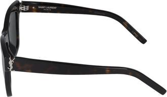 Saint Laurent Womens Sl Sunglasses Havana Acetate