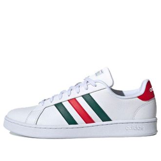 adidas Grand Court White Green Red FW5906
