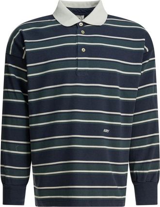 Autry Gestreept Rugby Poloshirt - Heren - Polos - Veelkleurig - XS - Katoen - Tops