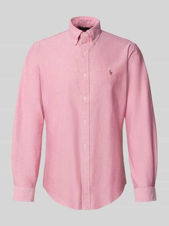 Polo Ralph Lauren Regular Fit Freizeithemd mit Logo-Stitching Modell Cub in Rose, Gr&ouml;&szlig;e L