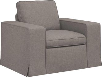 vidaXL Sof&aacute; Taup&eacute; 103 X 80 X 82 Cm Tela Vidaxl
