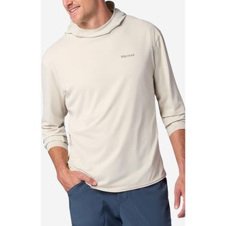 Marmot AirExchange SolarShield UPF Hoodie in Birch Bark at Nordstrom, Size Xx-Large