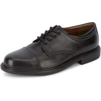 Dockers Gordon 90-2214 Oxford Mens Black Leather Cap Toe Dress Shoes RHS3843