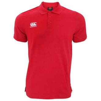 Canterbury Of New Zealand Heren Waimak korte mouw Pique Polo Shirt (Rood)