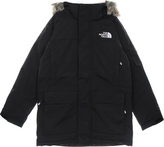 The North Face Waterdichte Lange Jas met Bontrand - Heren - Ski Jassen - Zwart - XL - Nylon - Fitness