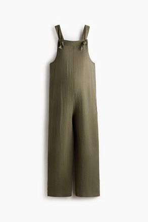 H&M Mama Dungarees in Khaki Green at Nordstrom, Size X-Small