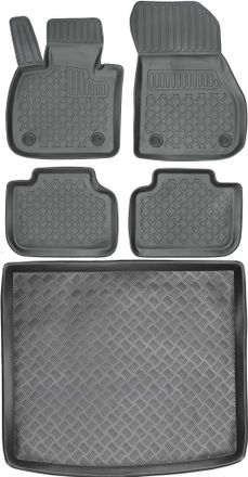 OEM Bmw X1 F48 Crossover De 2015 (juego) - Alfombrillas Para Coche + Alfombrilla Para Maletero
