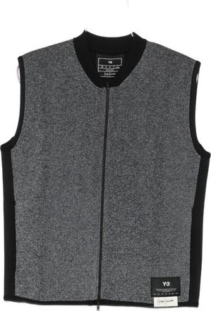 Yohji Yamamoto Running Vest - Heren - Bodywarmers - Zwart - L - Nylon - Jassen