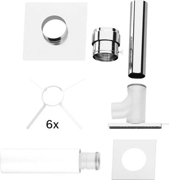 Bosch Accesorio De Escape De Gases Fc-set125 Gbsatz Cascada B23p En Chimenea, D:125mm, 7738113212
