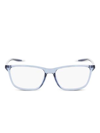 Nike rectangle-frame glasses - Blue