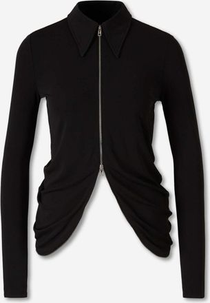 Alexander Wang Draped Shirt With Zipper