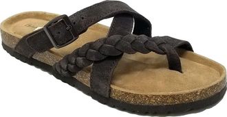 GaaHuu Leather Braided Strappy Sandal in Brown at Nordstrom Rack, Size 10